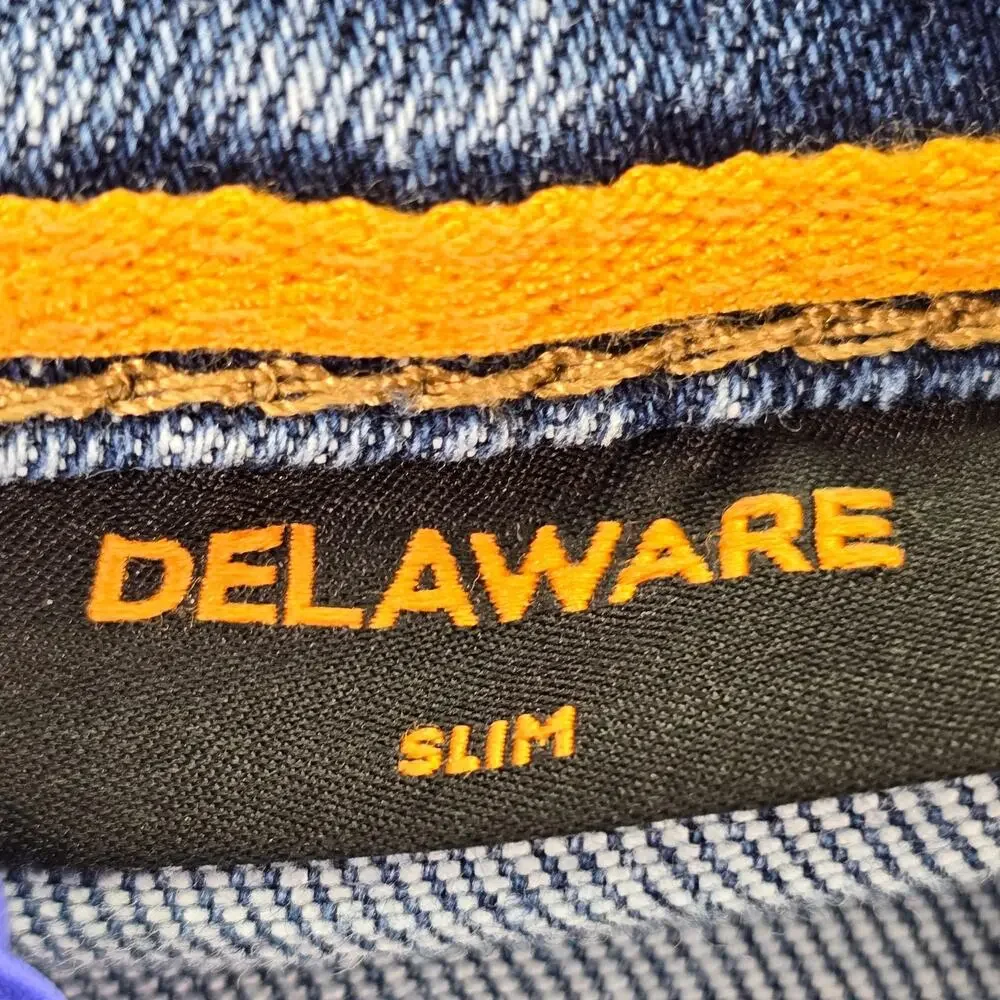 Boss Delaware Slim Fit Jeans Mens 38x34 (38x32) Blue Medium Wash Denim Stretch